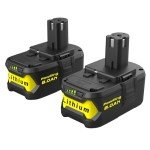 Ryobi 18V 8.0Ah Battery Replacement - 2 Pack