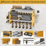 Heavy Duty Power Tool Organizer with Charging Station