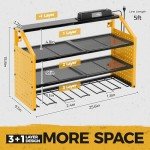 Heavy Duty Power Tool Organizer with Charging Station