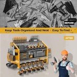 Heavy Duty Power Tool Organizer with Charging Station