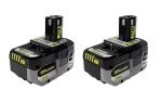 RYOBI ONE+ 18V Lithium-Ion Battery 2-Pack
