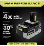 RYOBI ONE+ 18V Lithium-Ion Battery 2-Pack