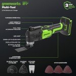 Greenworks 24V Cordless Oscillating Multi-Tool Kit