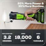 Greenworks 24V Cordless Oscillating Multi-Tool Kit