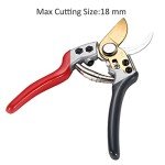 Titanium Bypass Pruning Shears for Heavy Duty Use
