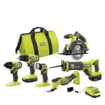 RYOBI ONE+ 18V Cordless 6-Tool Set