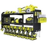 Jofuas Wall-Mounted Tool Organizer with Pegboards