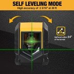 PREXISO Green Laser Level with Tripod, 65Ft