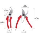 Zenport Q120DX Pruners - 8-inch Precision Secateurs (2 Pack)