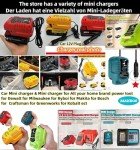 Bosch 18V to 12V Battery Adapter for Tools