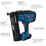BOSCH 18V Brushless 16-Gauge Angled Nailer
