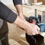 BOSCH 18V Brushless Planer with Dual Exhaust Ports