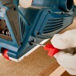 BOSCH 18V Brushless Planer with Dual Exhaust Ports