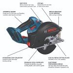 Bosch 18V Cordless Metal-Cutting Circular Saw