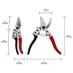 Zenport QV8-2PK Heavy Duty Japanese Bypass Pruners