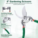Joytec 8" Garden Pruning Shears and Clippers