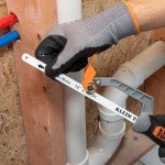 Klein Tools Mini Finish-Cut Hacksaw with Bi-Metal Blade