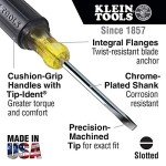 Klein Tools 1/4-Inch Cabinet Tip Screwdriver Set
