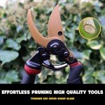 Heavy Duty Bypass Pruning Shears with Soft Grip