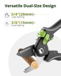 StayGrow 2-Pack Pruning Shears for Garden Care