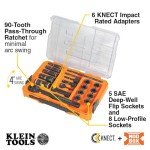 Klein Tools 20-Piece Impact Deep-Well Socket Set