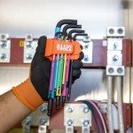 Klein Tools 9-Piece Metric Ball End Hex Key Set