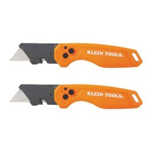 Klein Tools Folding Utility Knife, 2-Pack