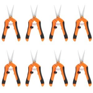 8 Pack of 6.5 Inch Stainless Steel Trimming Scissors