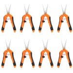 8 Pack of 6.5 Inch Stainless Steel Trimming Scissors