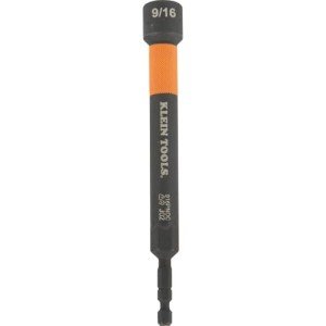 Klein Tools Magnetic Color-Coded Nut Setter, 9/16-Inch
