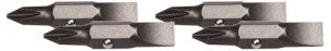 Klein Tools #1 Phillips & 1/4-Inch Slotted Bits 4-Pack