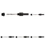 Klein Tools Hole Saw Arbor with Adapter, 3/8