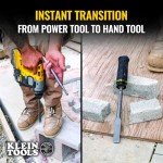 Klein Tools 3-Piece SDS Demolition Screwdriver Set