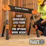 Klein Tools Adjustable Height Folding Saw Horse