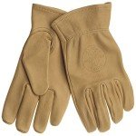 Klein Tools Cowhide Work Gloves, Large (2 Pack)