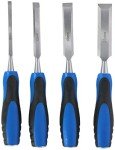 Woodworking Chisel Set - 4 Carbon Steel Tools