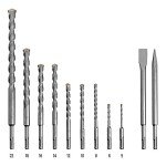 11-Piece SDS Drill and Chisel Tool Set