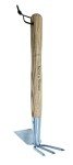 Kent & Stowe Double Hoe with Wooden Handle