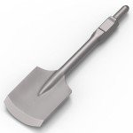 TOOVEM 1-1/8" Hex Shank Clay Spade Bit