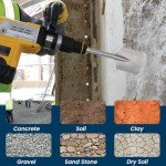 TOOVEM 1-1/8" Hex Shank Clay Spade Bit