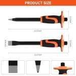 Heavy Duty 12-Inch Chisel Set with Case