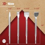 MonoPro 4-Piece SDS Plus Chisel Set