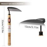 Elegital Kana Hoe 217 - Sharp Left-Handed Garden Tool