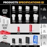 Versatile Crimp Tool Kit with 20 Connector Types