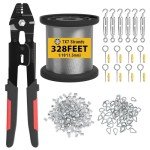 Wire Rope Crimp Kit with Sleeves and Thimbles