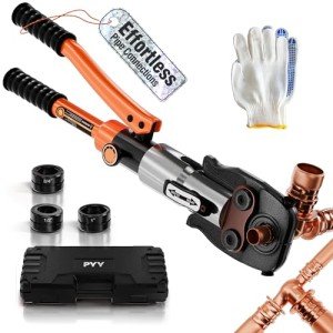Copper Pipe Crimping Tool with Multiple Dies