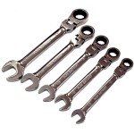 SK11 Flex Ratchet Wrench Set 0.4 - 0.7 Inch