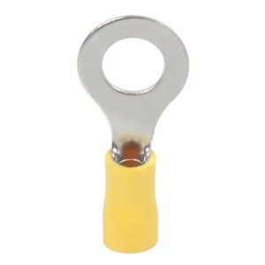 Yellow Pre-Insulated Electrical Terminals, 10 Pack