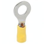 Yellow Pre-Insulated Crimp Terminals - 10 Pack