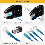 120PCS Waterproof Heat Shrink Wire Connectors Kit